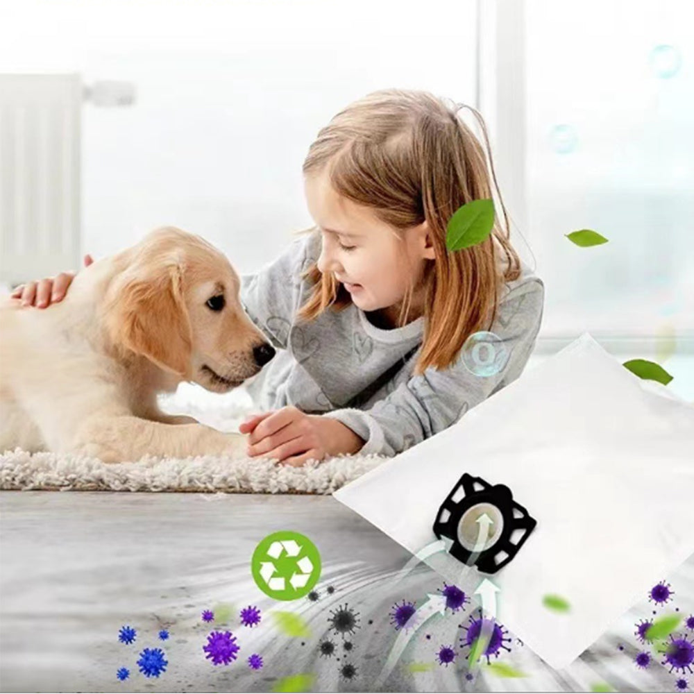 10Pcs Replacement Filter Dust Bags Compatible with WD4/WD5/WD6/MV4/MV5/ MV6/WD5P/ WD6P Vacuum Cleaner