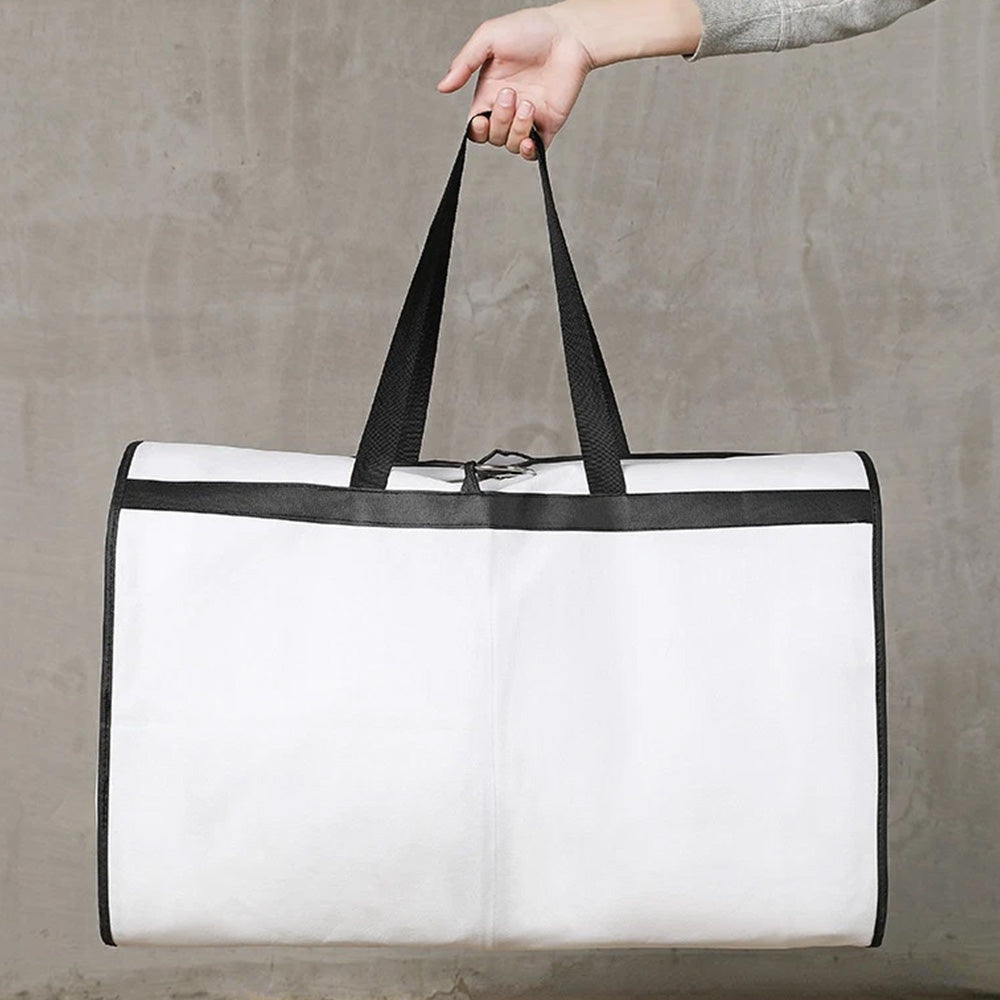 Portable Wedding Dress Garment Bag for Bridal Gowns and Cheongsam-White