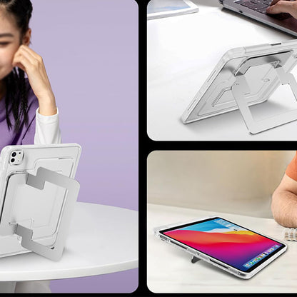 Kickstand Protective Cover for iPad mini 6 iPad 10 iPad Air 4 - White