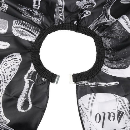 Hair Cutting Cape Waterproof Hair Styling Cape with Snap Closure and Brush