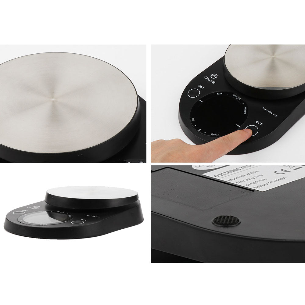 5kg Bluetooth Kitchen Scale with Nutrition Tracking App
