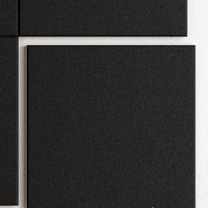 12Pcs Large Felt Bulletin Board Cork Boards for Walls Office Classroom-Black