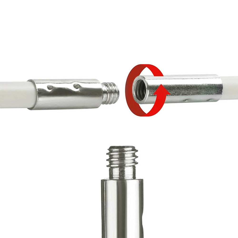 Chimney Cleaning Brush Kit for Fireplace & Flue with Extendable Rods Style 1