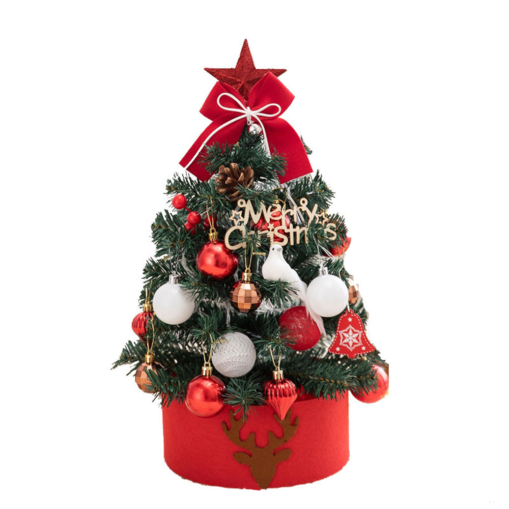 60cm Mini Desktop Christmas Tree with LED Lights ¨C Tabletop Ornament