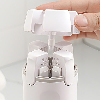 4 in 1 Travel Dispenser with 30ml Travel Bottles Travel Bottles for Shampoo Lotion-White