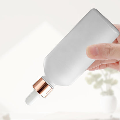 10 Pack Glass Dropper Bottles Rose Gold Caps for Essential Oils 15ml 30ml 50ml