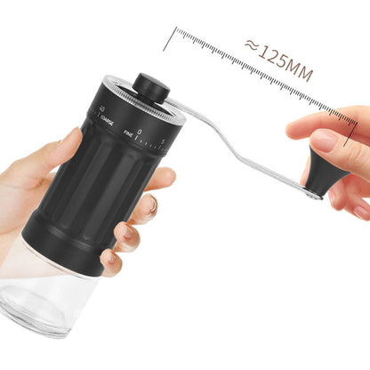Mini Manual Coffee Grinder with 40 Adjustable Settings Portable Hand Coffee Bean Mill for Camping Office