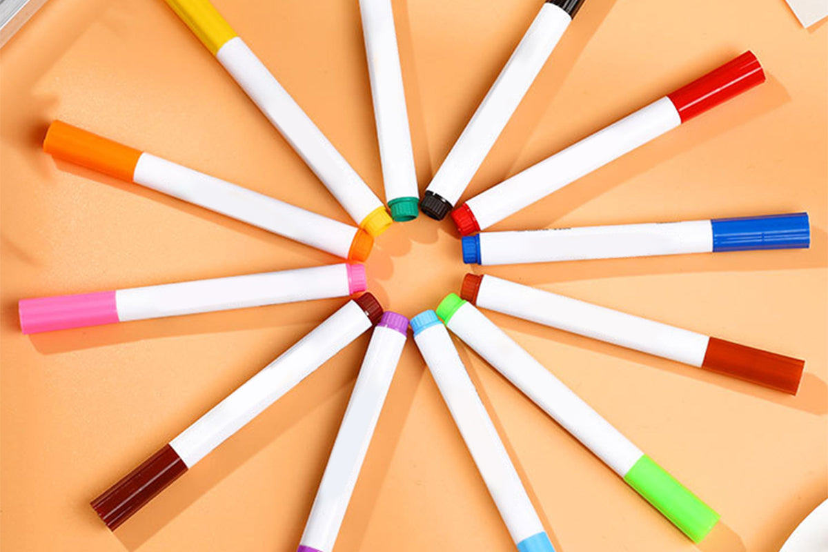 12 Color Magical Water Painting Pen for Kids Magic Floating Ink Pen