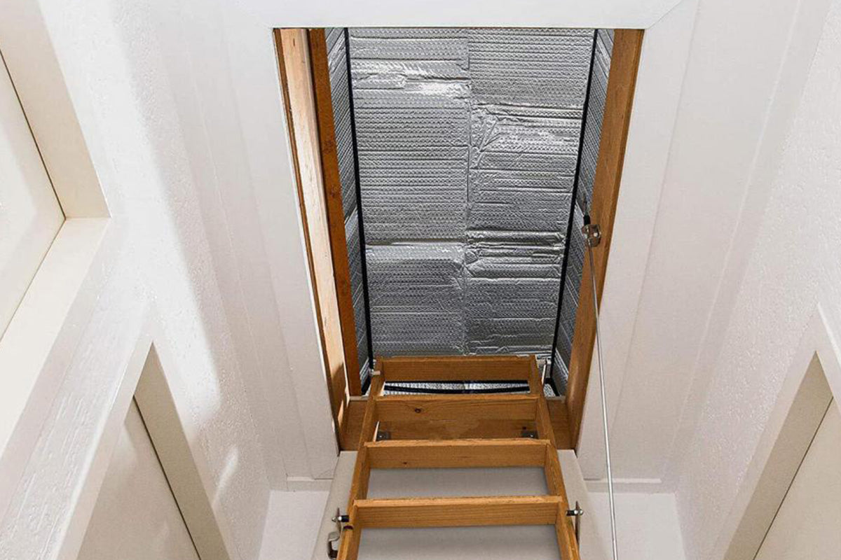Attic Stairs Insulation Cover with Zipper Seal Thermal Barrier Dustproof Tent
