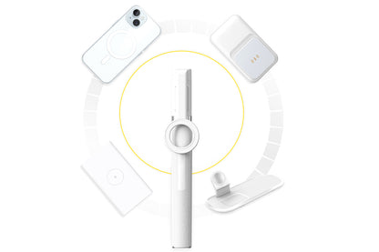 Selfie Stick Tripod 360-degree Rotatable Tripod for iPhone Android -White