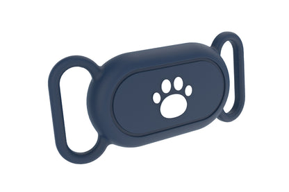 Pet Silicone Collar Holder Case for Samsung Galaxy SmartTag 2 - Cat paw