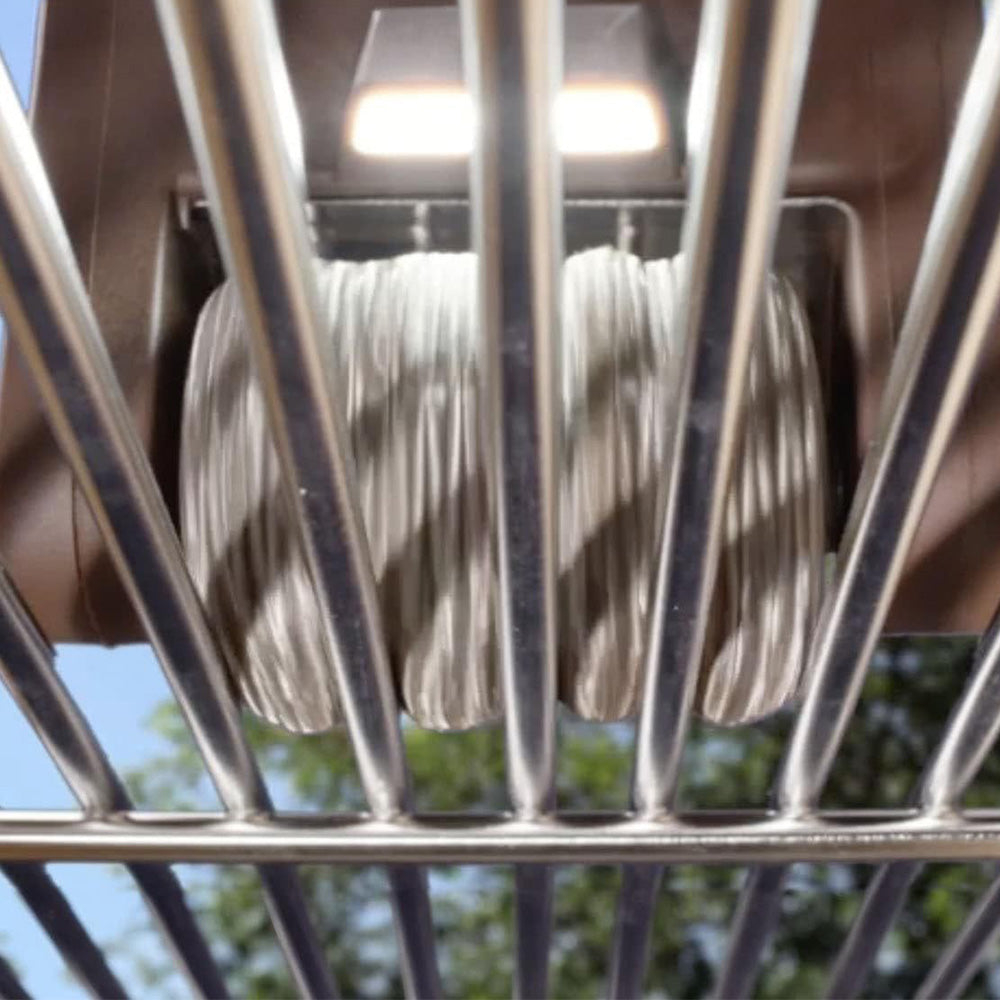 Stainless Steel Electric Grill Brush with LED Light ââ‚?Dishwasher Safe