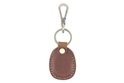4Pcs For Apple AirTag PU Leather Holder Keyrings Dog Keychain Pet Cases