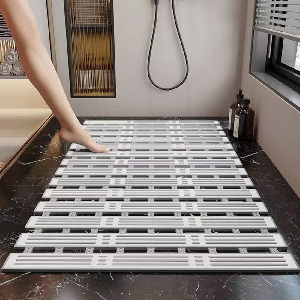 Non Slip Shower Mat with Suction Cups-Grey