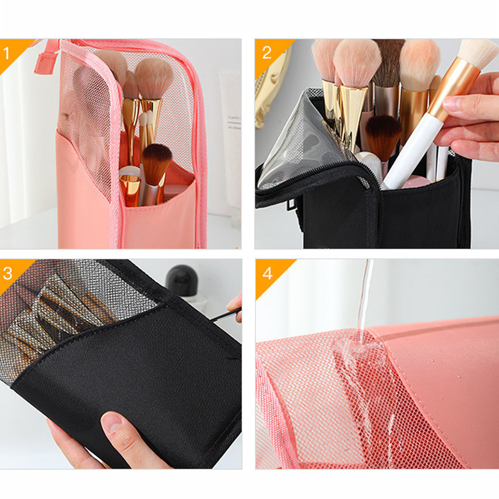 2 Pack Toiletry Bags Water Resistant Travel Upright Organizer Bag