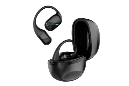 Open Ear Earbuds Bluetooth 5.3 Wireless Headphones IPX5 Waterproof for Sports-Black