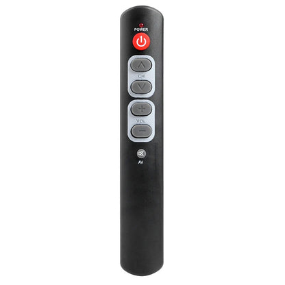 Universal Learning Remote Control for TV Soundbar Elderly Large Button 6 Key Simple-grey