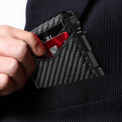 Slim RFID Blocking Money Clip Wallet ID Credit Card Holder PU Leather Purse