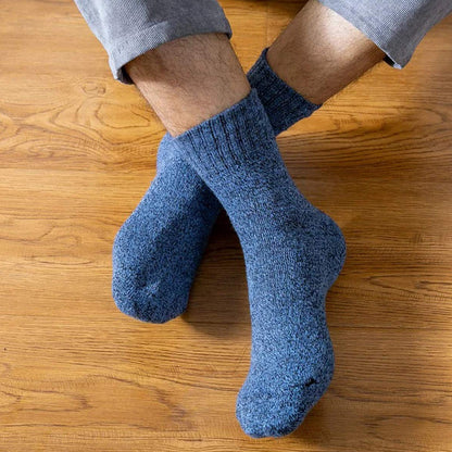 5 Pairs of Vintage Winter Socks Soft Warm Thick Crew Socks for Men Women Style 2