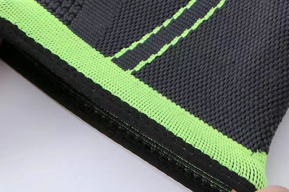 Sports Ankle Brace Support Compression Sleeve for Foot Stabilization-Black