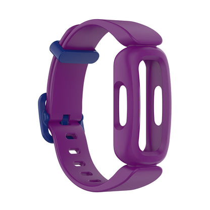 2Pcs For Fitbit Ace 3 Replacement Wristband Kids Silicone Watch Straps  Purple