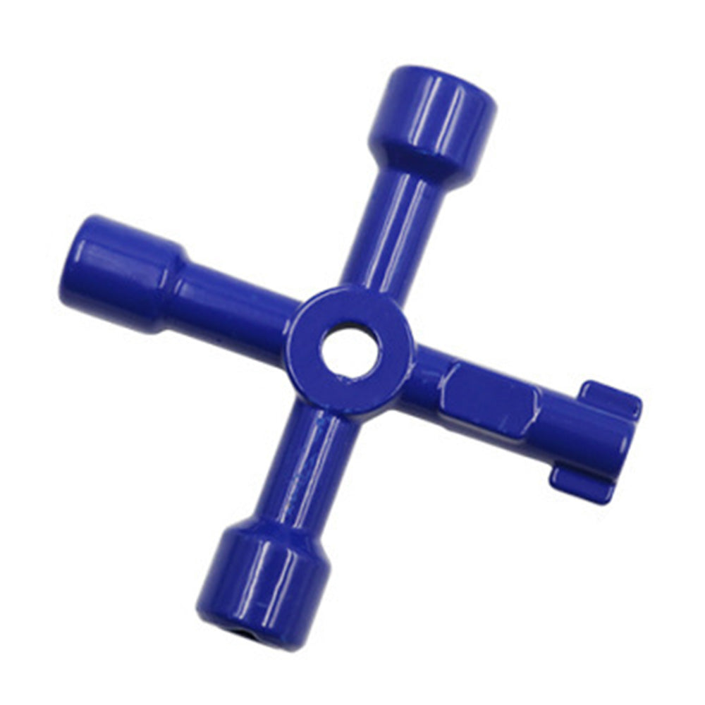 Multi-Functional Electrical Switchboards Key Lock Tools Security Switch Key Wrench-Blue