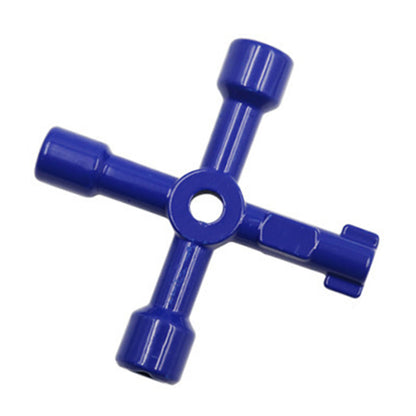 Multi-Functional Electrical Switchboards Key Lock Tools Security Switch Key Wrench-Blue
