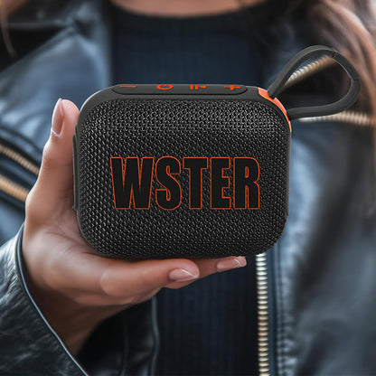 Mini Portable Outdoor Bluetooth 5.4 Speaker IPX4 Waterproof TWS Pairing-Black