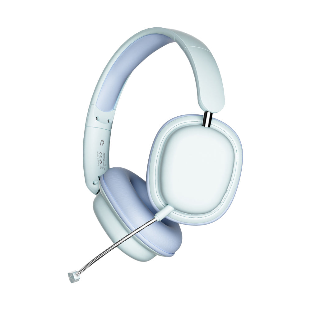 5.3 Bluetooth Wireless Headphones Head-Worn Stereo Headset Blue