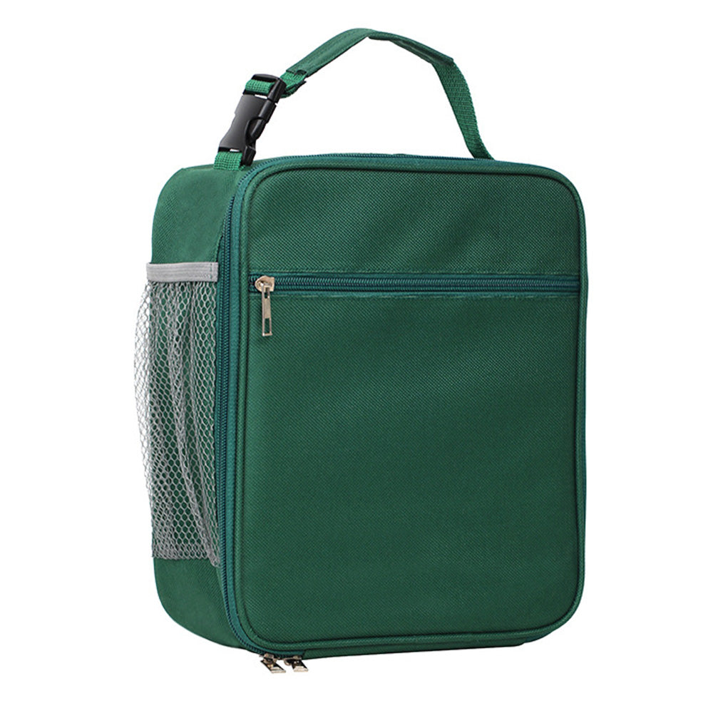 Large Capacity Insulated Lunch Box Storage Bag for Work Picnic Camping Green