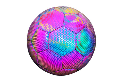 Reflective Soccer Ball Luminous Night Glow Football for Student Training