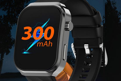 Bluetooth Smart Watch 100+ Sport Modes Fitness Tracker Heart Rate Sleep Monitor -Black