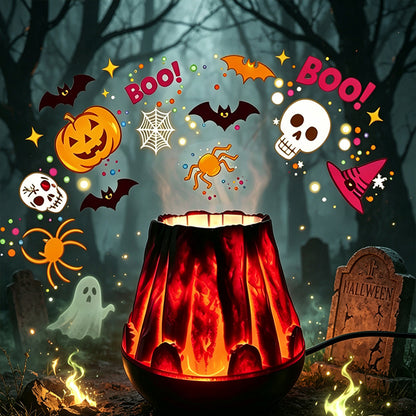 Dynamic Flame Projector Light Halloween USB Lamp - Halloween