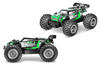 Remote Control Car 2.4GHz Rc Car Two Rechargeable Batteries Truck Toys with LED