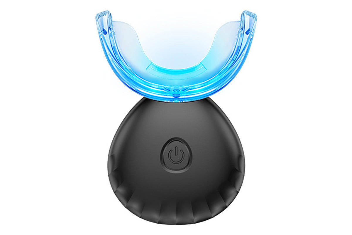 Portable Teeth Whitening Kit with Blue Light Technology-Black