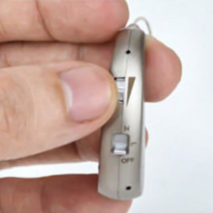 1X Hearing Aid for Seniors Rechargeable Hearing Amplifier for Hearing Loss Silver