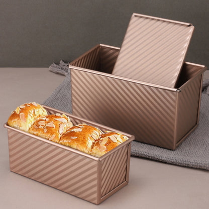 3Pcs Carbon Steel Loaf Pan Set with Brush and Scraper