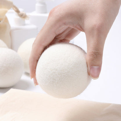 6 Pack Wool Dryer Balls for Softer Laundry and Reduced Static