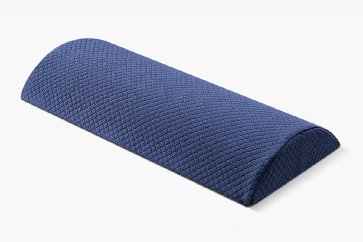Knee Foot Pillow Half Moon Bolster Pillow - Navy
