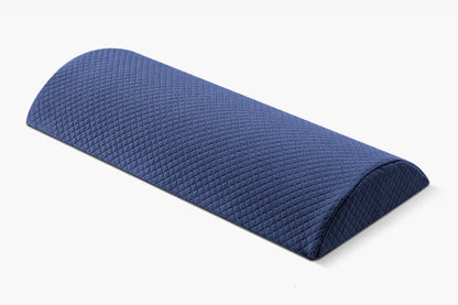 Knee Foot Pillow Half Moon Bolster Pillow - Navy
