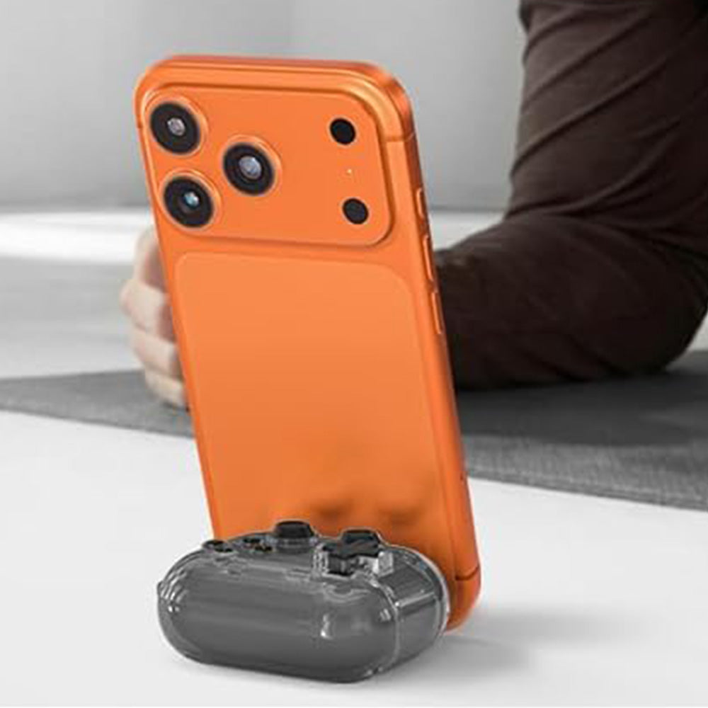 Case Cover with Lock Button and Phone Stand Protective Case for AirPods 4-Black