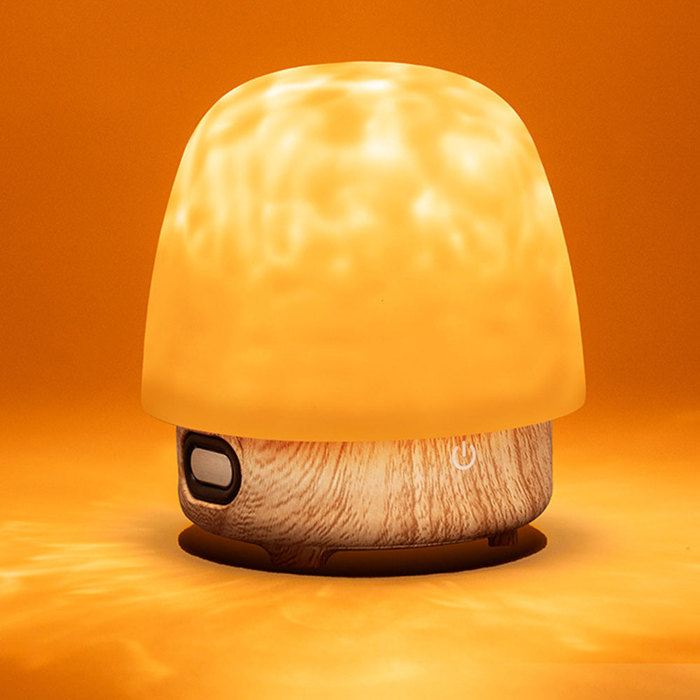 Ambient Lighting & Bluetooth Speaker with 16 Light Colors-Khaki