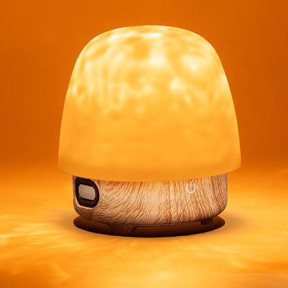 Ambient Lighting & Bluetooth Speaker with 16 Light Colors-Khaki