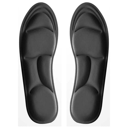 2 Pairs of Unisex 5D Memory Foam Insoles Air Cushion Heel Foot Shoe Pads