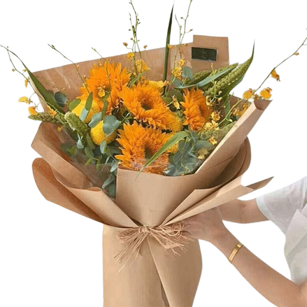 Brown Kraft Paper Roll for Packaging Gift and Floral Wrapping