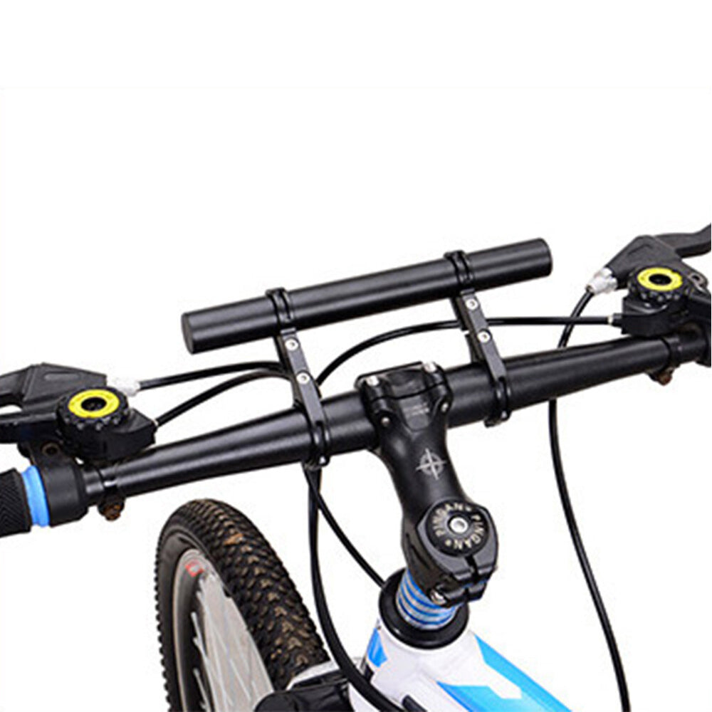 20cm Aluminum Alloy Bicycle Handlebar Extender Mount-Black