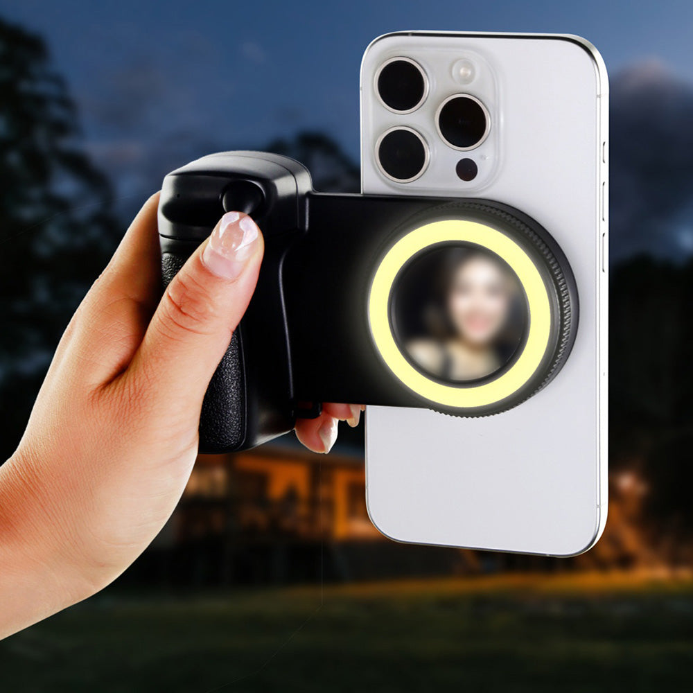 Fun Shot  Phone Camera Shutter Grip With Bluetooth Remote For iPhone Android