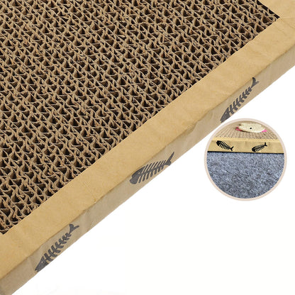 2 Piece Double Sided Corrugated Cardboard Cat Scratchers
