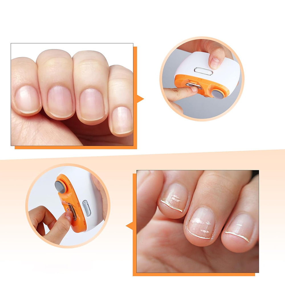 Electric Nail Trimmer with LED Light
