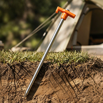 10 Pack 7 Inch Carbon Steel Tent Stakes
